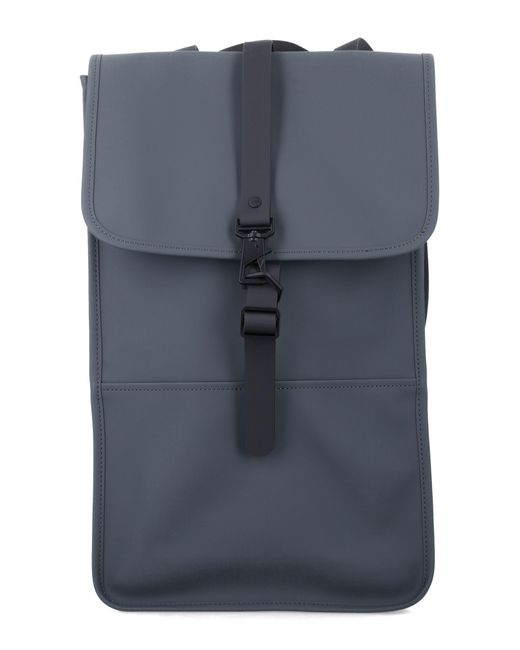 Rains Blue Waterproof Backpack With Laptop Pocket