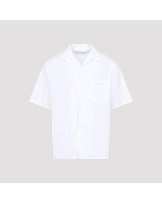 Prada White Ss Shirt for men