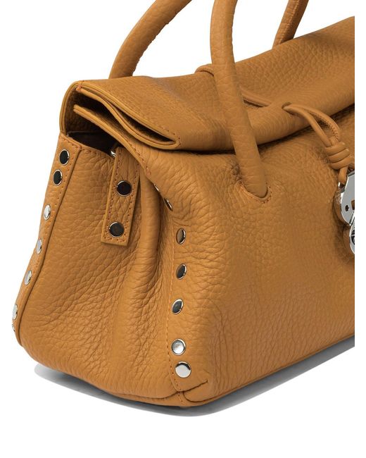 Zanellato Brown "Dotta" Handtasche