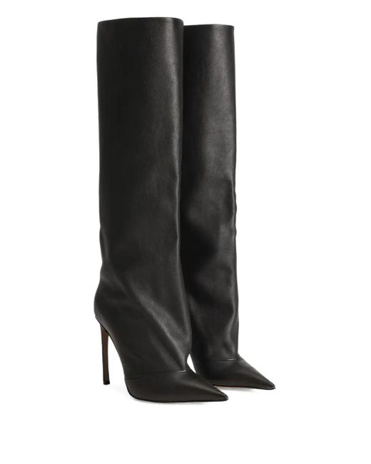Dolce & Gabbana Black Devotion 105Mm Knee-High Boots