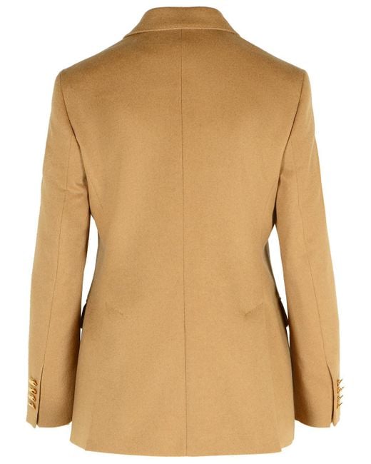 Max Mara Natural 'Pesche' Camel Blazer