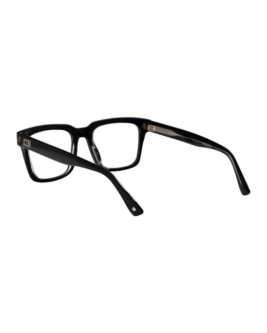 DSquared² Black Crystal Acetate Glasses for men