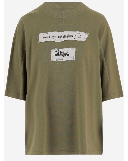 Dolce & Gabbana Green Cotton Jersey T -Shirt