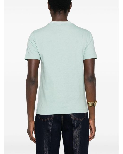 Fendi Blue Roma Cotton T-Shirt