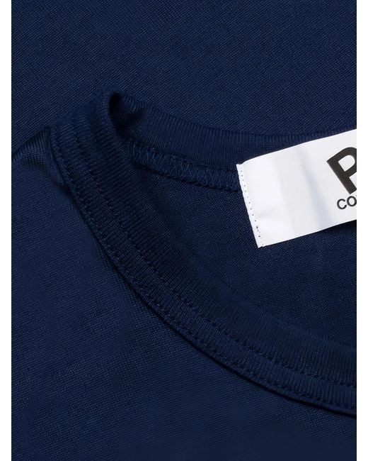 COMME DES GARÇONS PLAY Black U T-Shirt Emblem Knit