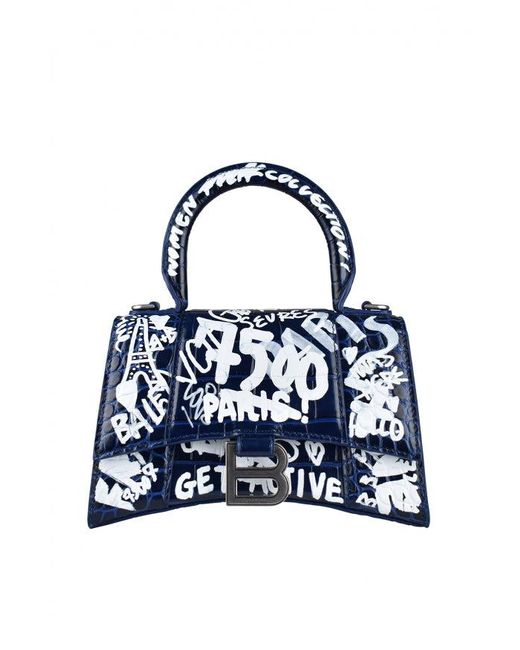 Hourglass Graphity di Balenciaga in Blue