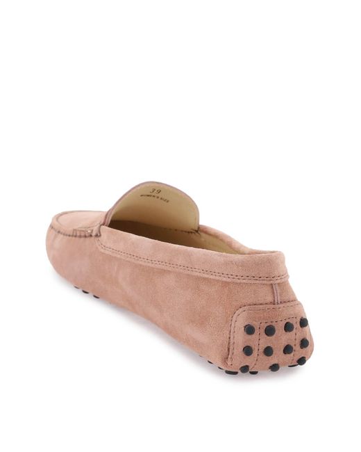 Tod's Gommino Loafers in het Pink