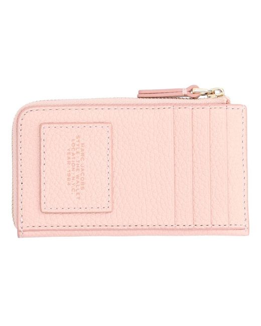 Marc Jacobs Pink Leather Card Holder