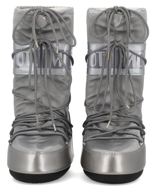 Moon Boot Gray "Icon Glance" Boot for men