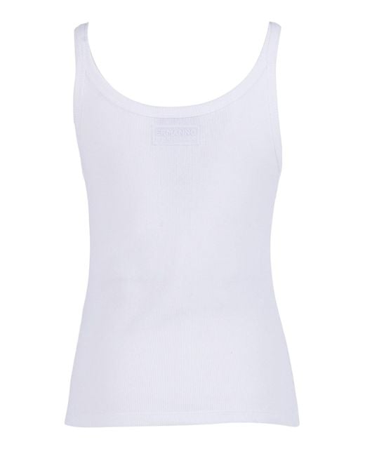 Ermanno Scervino White Canotta