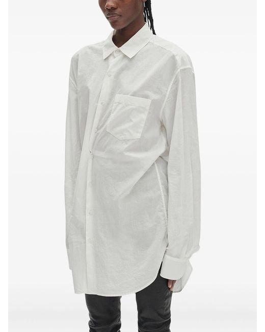 Ann Demeulemeester White Elisabeth Long High Comfort Shirt