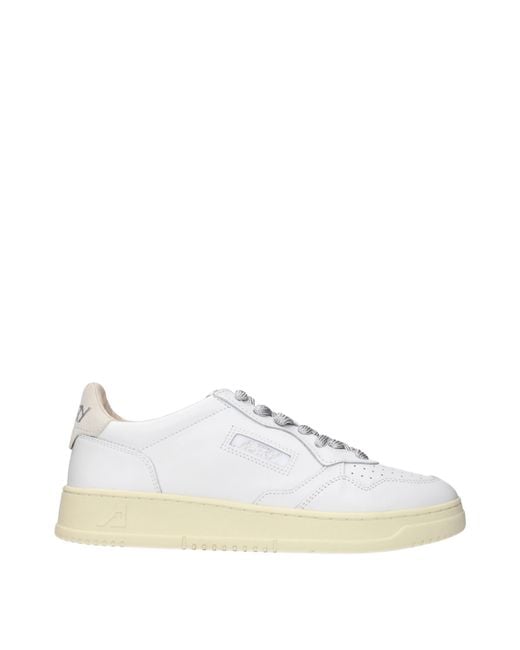 Autry White Sneakers Medalist Leather