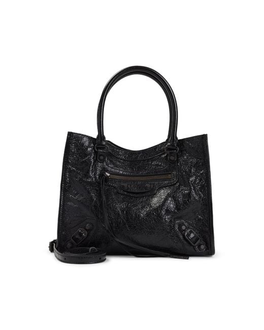 Balenciaga Black Le City Tote Mini Bag