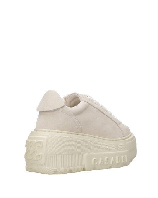 Casadei Natural Sneakers Puder