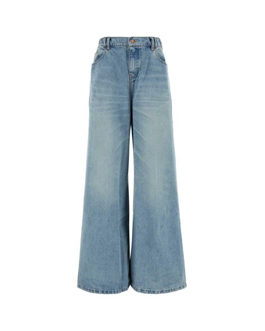 Lois Blue Denim Paloma Wide Leg Jeans