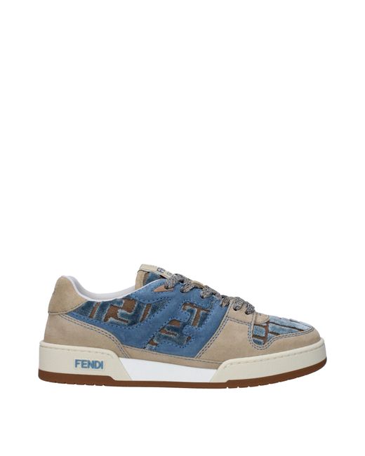 Sneaker Donne Suede di Fendi in Blue