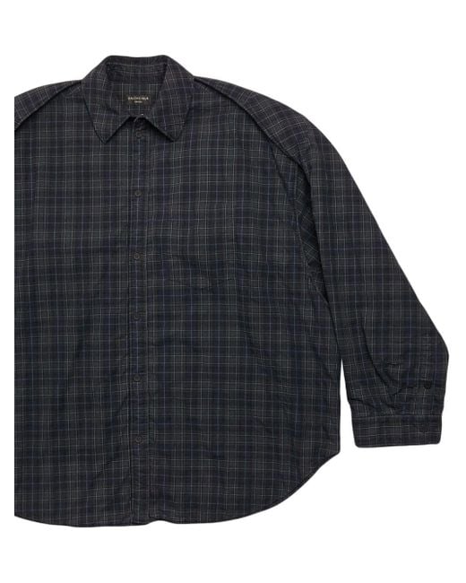 Balenciaga Blue Shirt With Removable Sleeves