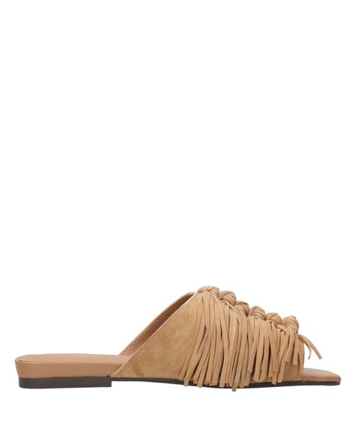 Ash Brown Sandalen Mokka