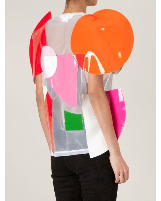 Top patchwork Junya Watanabe en coloris Red