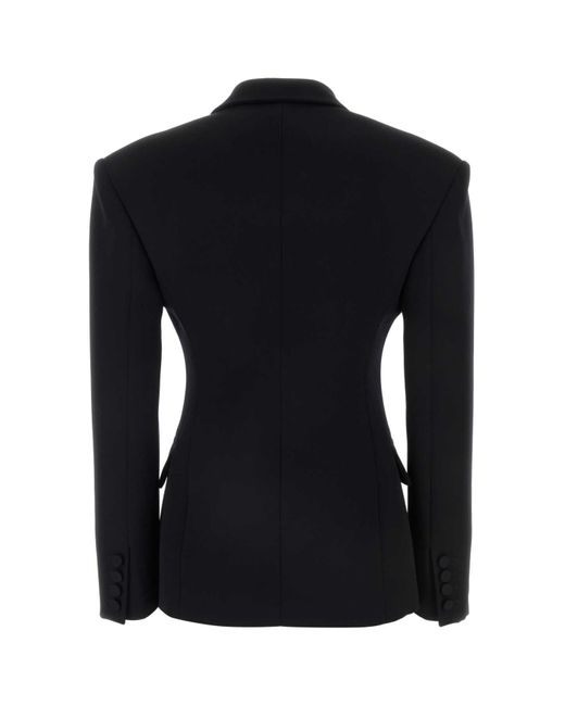 Valentino Garavani Black Wool Blazer