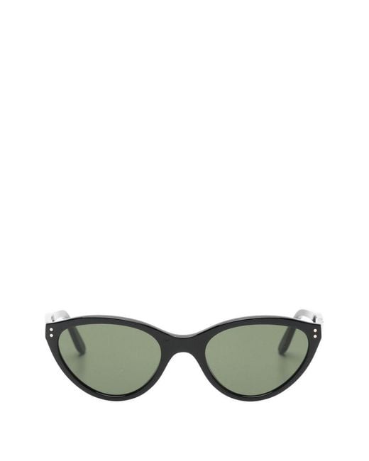 Totême Green Cat-eye Sunglasses
