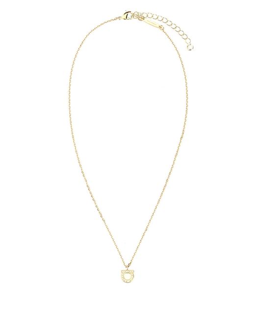 Ferragamo Metallic Salvatore Metal Necklace