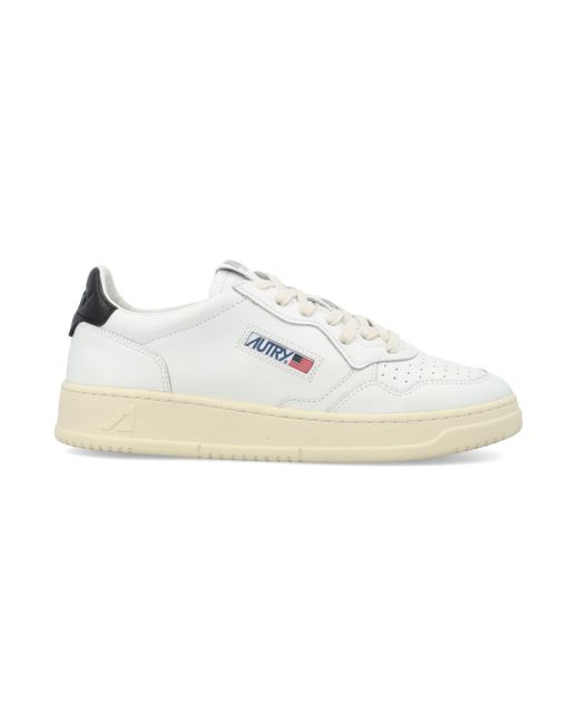 Autry White Medalist Low for men