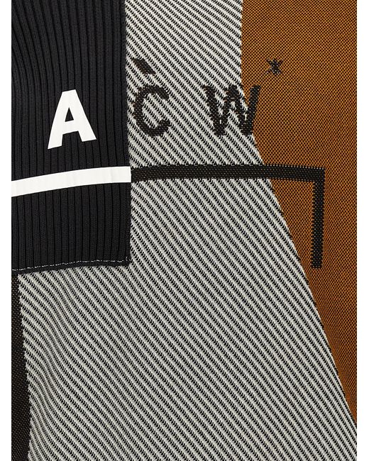 Un suéter de pared fría* 'geométrica' A_COLD_WALL* de hombre de color Black