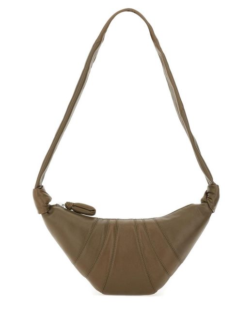 Lemaire Metallic Small Croissant Bag