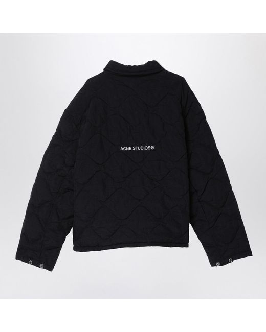 Acne Studios Padded Quilted Jacket in Black for Men Lyst