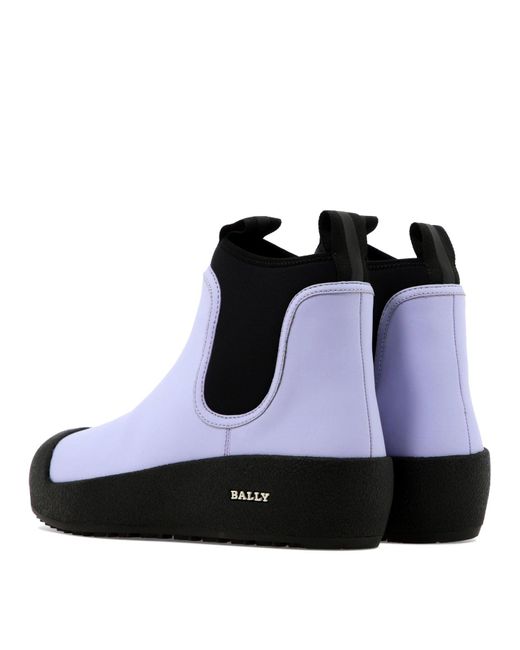 Bally White Gadey Ankle Boots