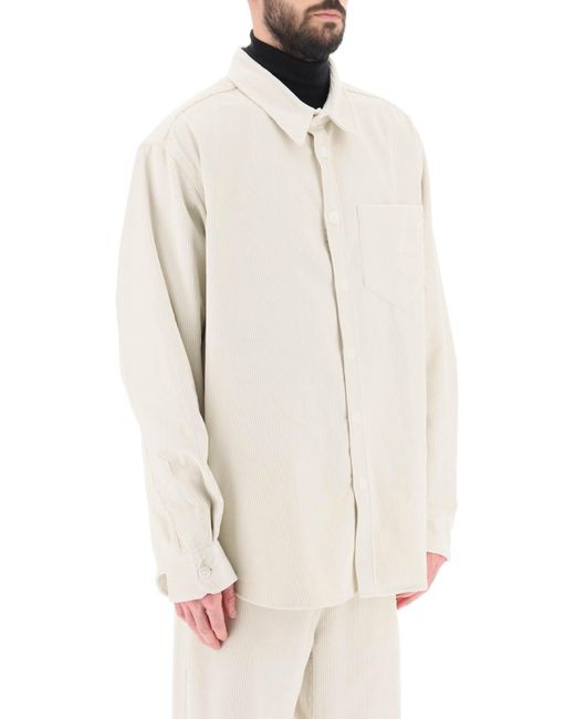 Cotton Chirurtoy Overshirt AMI pour homme en coloris White