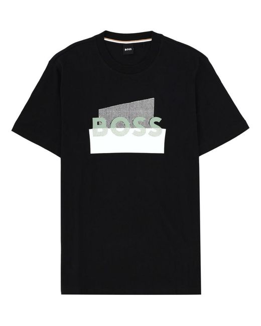 Boss Black Logo Print T-Shirt for men