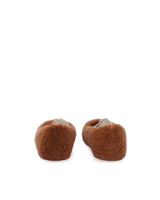 Moon Boot Brown Mb Shearling Ballerina