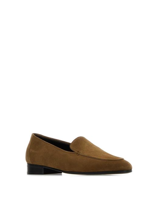 The Row Brown Slip On Loafers