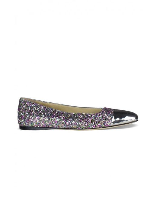 Jimmy Choo Watson Ballerina's Zilver in het Multicolor