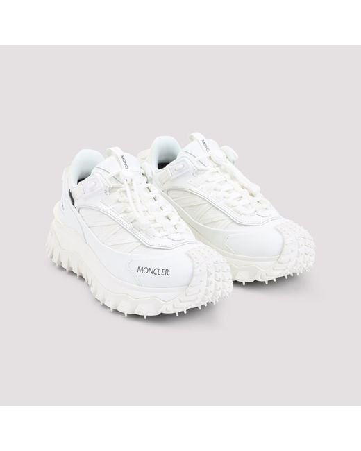 Moncler White Sneaker Trailgrip Gtx