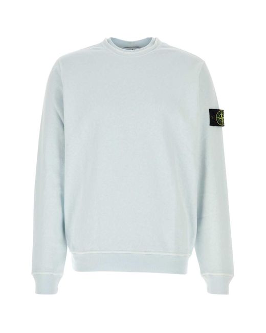 Stone Island Blue Sweatshirt
