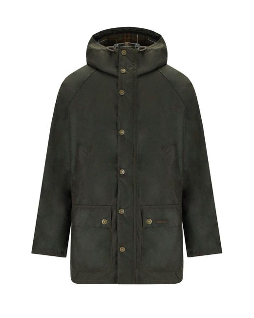 Barbour Green Bedale Wax Parka