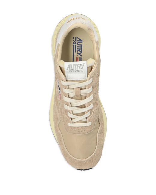 Autry White Reelwind Low Nylon/Crack