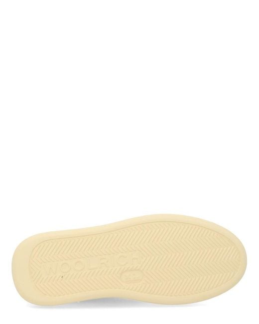 Woolrich Natural Solid Pelle Sneakers