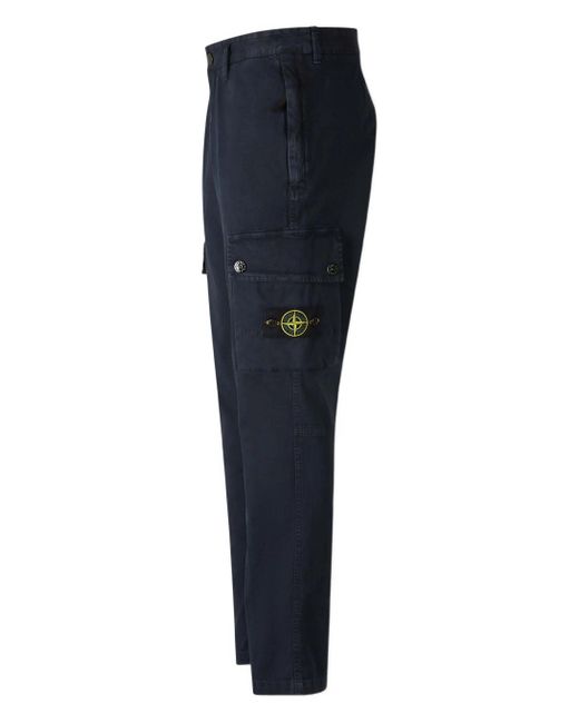 Stone Island Blue ICH'm Ich werde gehen.