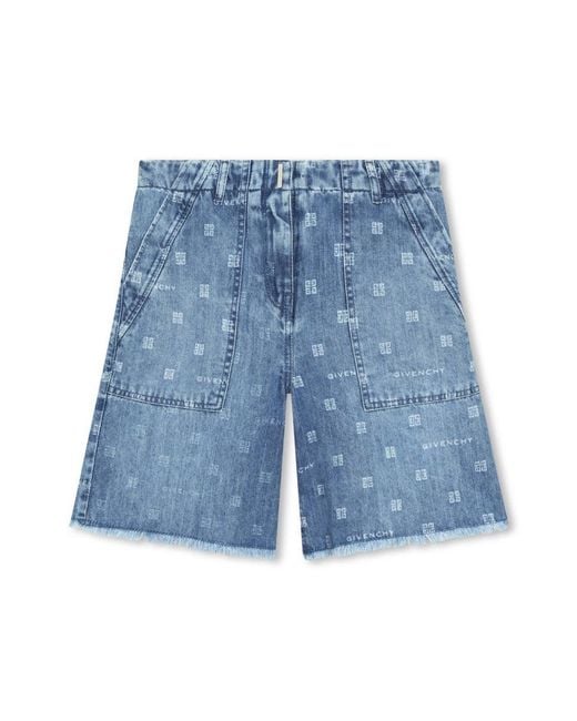 Givenchy Blue Bermuda