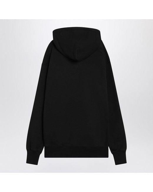 Valentino Black Sweatshirt With Chez Print