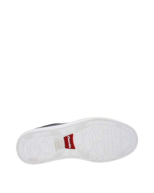 Church's Kerk's Sneakers Ludlow Mens Leather Black/white voor heren