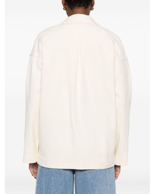 Forte Forte White Double-Breasted Jacket