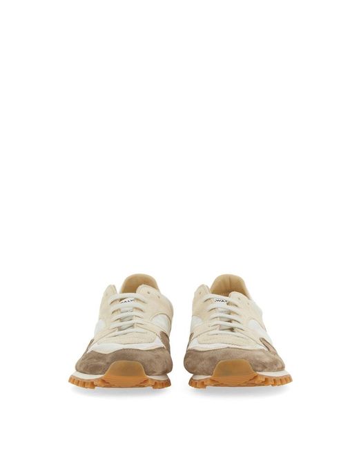 Spalwart White Marathon Trail Low Sneaker