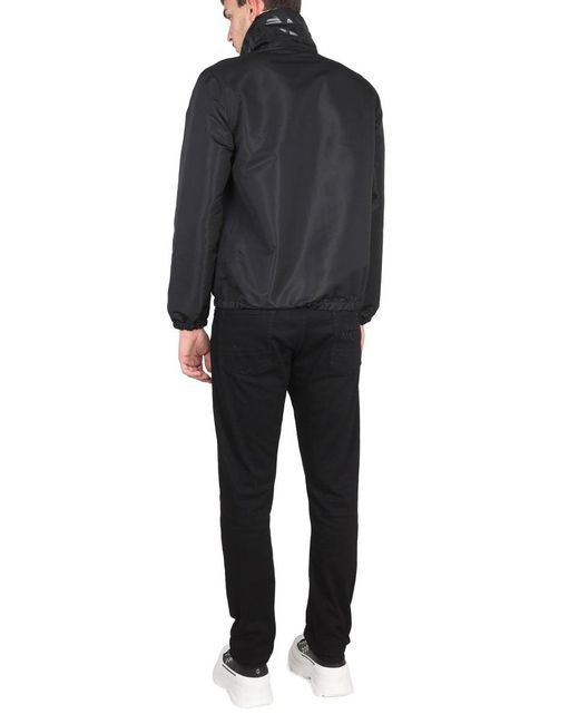 McQueen Gray Jacket With Logo for men