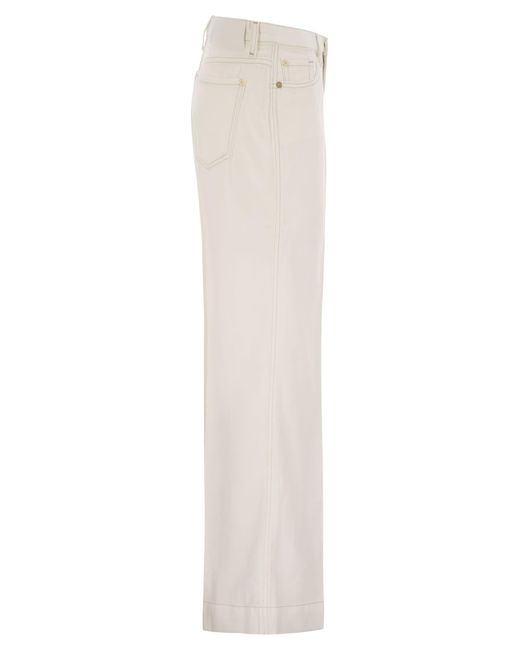 7 For All Mankind White Modern Dojo Tailorless