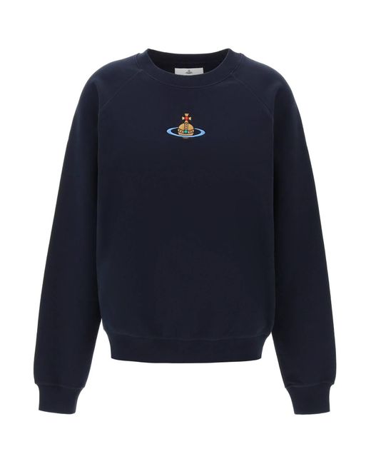 Vivienne Westwood Bio -Baumwoll -Sweatshirt in Blue für Herren